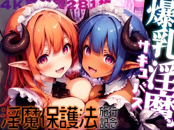 [同人誌]「爆乳サキュバス -淫魔保護法- vol.1」(勃ちひろし)