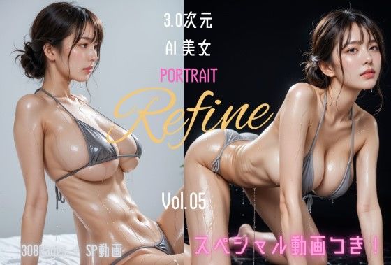 3.0次元AI美女 PORTRAIT Refine VOL.05 AI SEX ポーズ集
